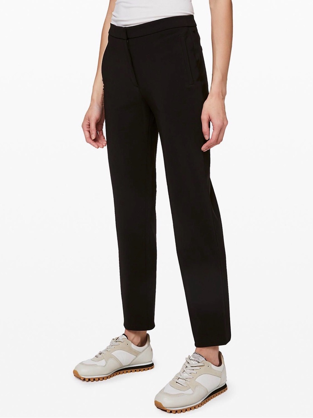 Lululemon On the Move 28” Pants Black Straight Leg Size 6